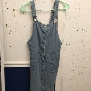 Denim Overall Dress